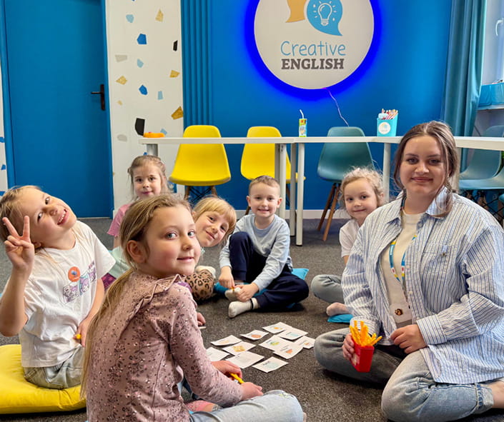 Dzieci uczące się w dynamicznej formule zajęć w Toruniu